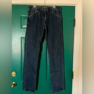 L.C King Washed Denim 5 Pocket Jeans